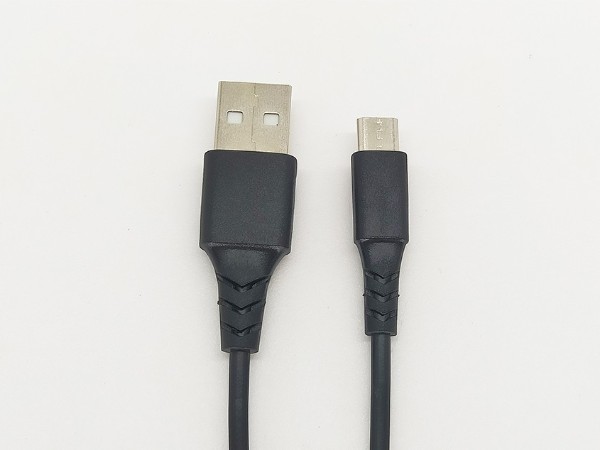 黑色PVC Micro USB數(shù)據(jù)線，安卓數(shù)據(jù)線定制廠家