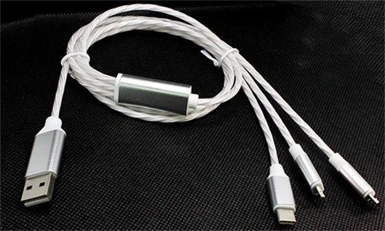 一拖三流光數(shù)據(jù)線